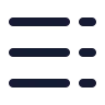 Right To Left List Dash icon preview