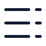 Right To Left List Dash icon preview