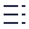 Right To Left List Dash icon preview