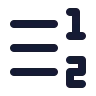 Right To Left List Number icon preview