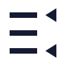Right To Left List Triangle icon preview
