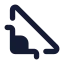 Righttriangle icon with solid standard style