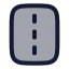 Road icon with duotone rounded style