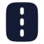 Road icon with solid rounded style
