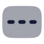 Road icon with bulk rounded style