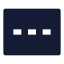 Road icon with solid sharp style