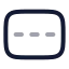 Road icon with twotone rounded style