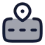 Roadlocation icon with duotone rounded style