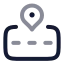 Roadlocation icon with twotone rounded style