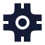 Roadwayside icon with solid sharp style