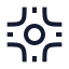 Roadwayside icon with stroke sharp style
