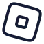 Roblox icon with stroke rounded style