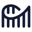 Rollercoaster icon with solid standard style