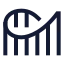Rollercoaster icon with stroke sharp style