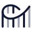 Rollercoaster icon with twotone rounded style