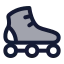 Rollerskate icon with duotone standard style