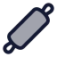 Rollingpin icon with duotone standard style