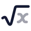 Root icon with bulk rounded style