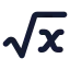 Root icon with solid standard style