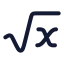 Root icon with stroke rounded style