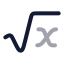 Root icon with twotone rounded style