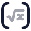 Root icon with bulk rounded style