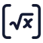 Root icon with stroke standard style