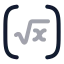 Root icon with twotone rounded style
