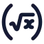 Root 1 Stbracket icon with solid rounded style