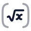 Root 2 Ndbracket icon with duotone rounded style