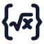 Root 3 Rdbracket icon with solid standard style