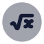 Rootcircle icon with bulk rounded style