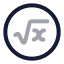 Rootcircle icon with twotone rounded style