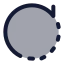 Rotate icon with duotone standard style