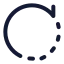 Rotate icon with stroke standard style