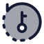 Rotateccwkey icon with duotone standard style
