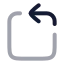 Rotateccwsquare icon with twotone rounded style