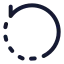 Rotateccw icon with stroke standard style