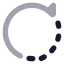 Rotatecw icon with bulk rounded style