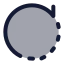 Rotatecw icon with duotone standard style