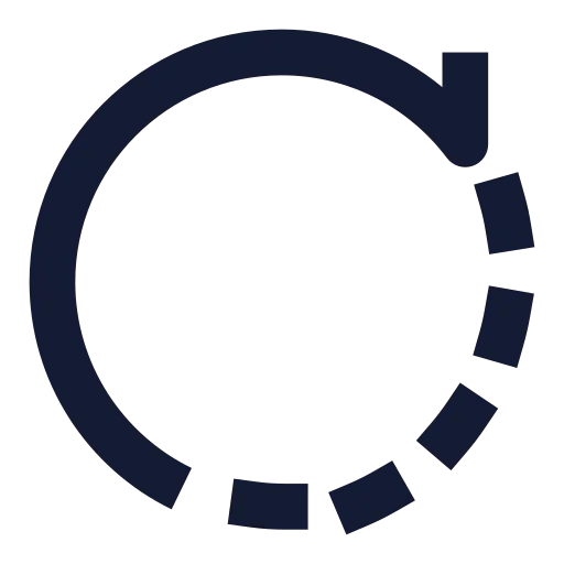 Rotate Cw Icon in Solid Sharp style