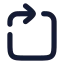 Rotatecwsquare icon with solid rounded style