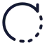 Rotatecw icon with stroke standard style