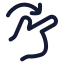 Rotateright icon with stroke rounded style