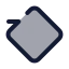 Rotatesquare icon with duotone standard style