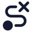 Routeblock icon with solid standard style