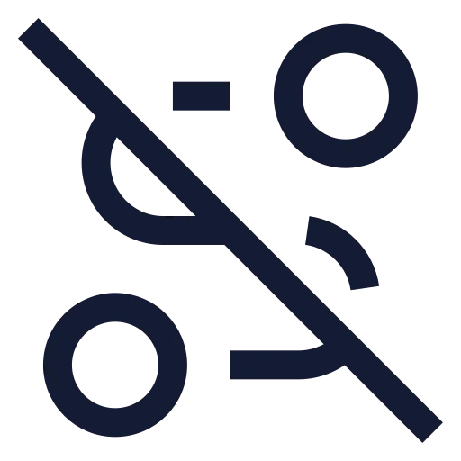 Route Off Icon in Stroke Sharp style