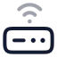 Router icon with twotone rounded style