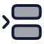 Rowinsert icon with duotone rounded style