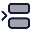 Rowinsert icon with duotone standard style